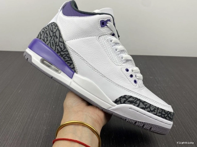 Jordan Retro CT8532-105 3 Air 'Dark Iris' 1127